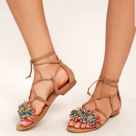 Steve Madden Shoes - 🆕Steve Madden Swizzle Fringe Lace Up Sz 7.5